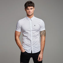 Load image into Gallery viewer, Father Sons Super Slim Stretch Classic White Short Sleeve - FS126 (PRE ORDER / DISPATCH DATE 17TH JULY)