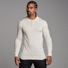 Load image into Gallery viewer, Father Sons Classic Beige Knitted Long Sleeve Polo Shirt - FSH176