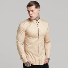 Load image into Gallery viewer, Father Sons Super Slim Luxe Ultra Stretch Light Beige Long Sleeve - FS387