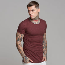Load image into Gallery viewer, Father Sons Burgundy Slub Crew - FSH056