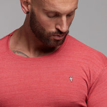 Load image into Gallery viewer, Father Sons Classic Red Marl Super Slim Jumper - FSH231