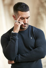 Load image into Gallery viewer, Father Sons Classic Black Super Slim Jumper - FSH409