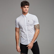 Load image into Gallery viewer, Father Sons Super Slim Stretch Classic White Short Sleeve - FS126  (PRE ORDER / DISPATCH DATE 17TH JULY)
