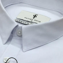 Load image into Gallery viewer, Father Sons Super Slim Stretch Classic White Short Sleeve - FS126  (PRE ORDER / DISPATCH DATE 17TH JULY)
