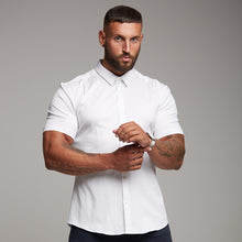 Load image into Gallery viewer, Father Sons Super Slim Luxe Ultra Stretch Classic White Short Sleeve -  FS332
