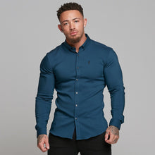 Load image into Gallery viewer, Father Sons Super Slim Ultra Stretch Classic Teal (Charcoal Buttons) -  FS484
